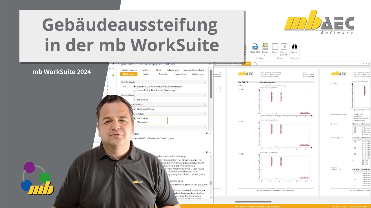 mbinar #24-18 - mb WorkSuite: Gebäudeaussteifung in der mb WorkSuite (Level C)