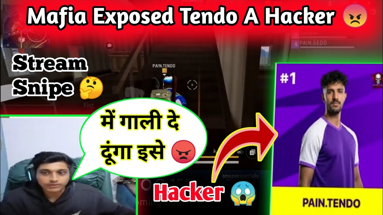 Tg Mafia Exposed Pain TENDO 😱 Pain Tendo Hacker exposed 🤔 #totalgamingesports #s8ulelite #tsgarmy