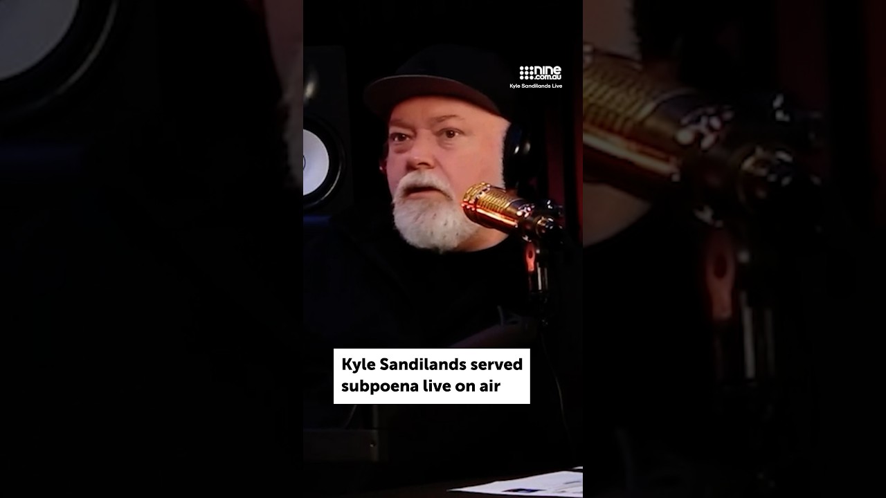 Kyle Sandilands served subpoena live on air