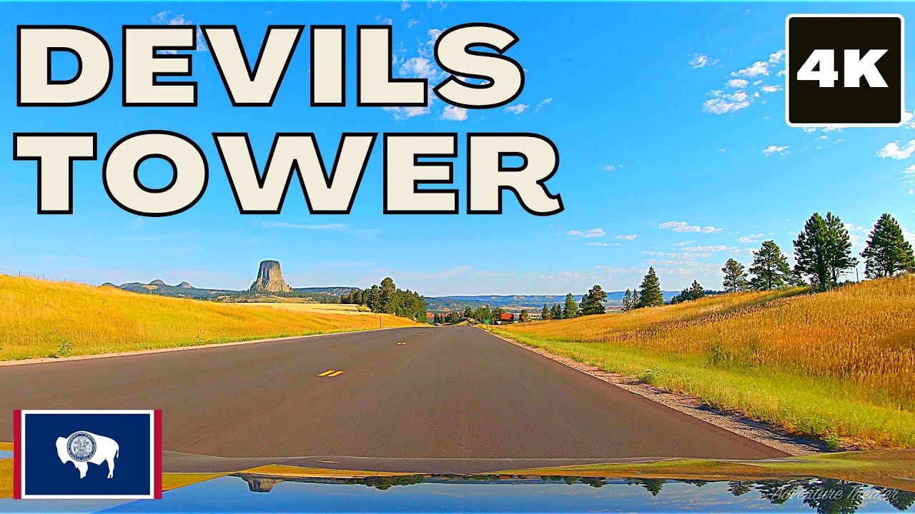 Devils Tower National Monument 4K scenic drive | Wyoming