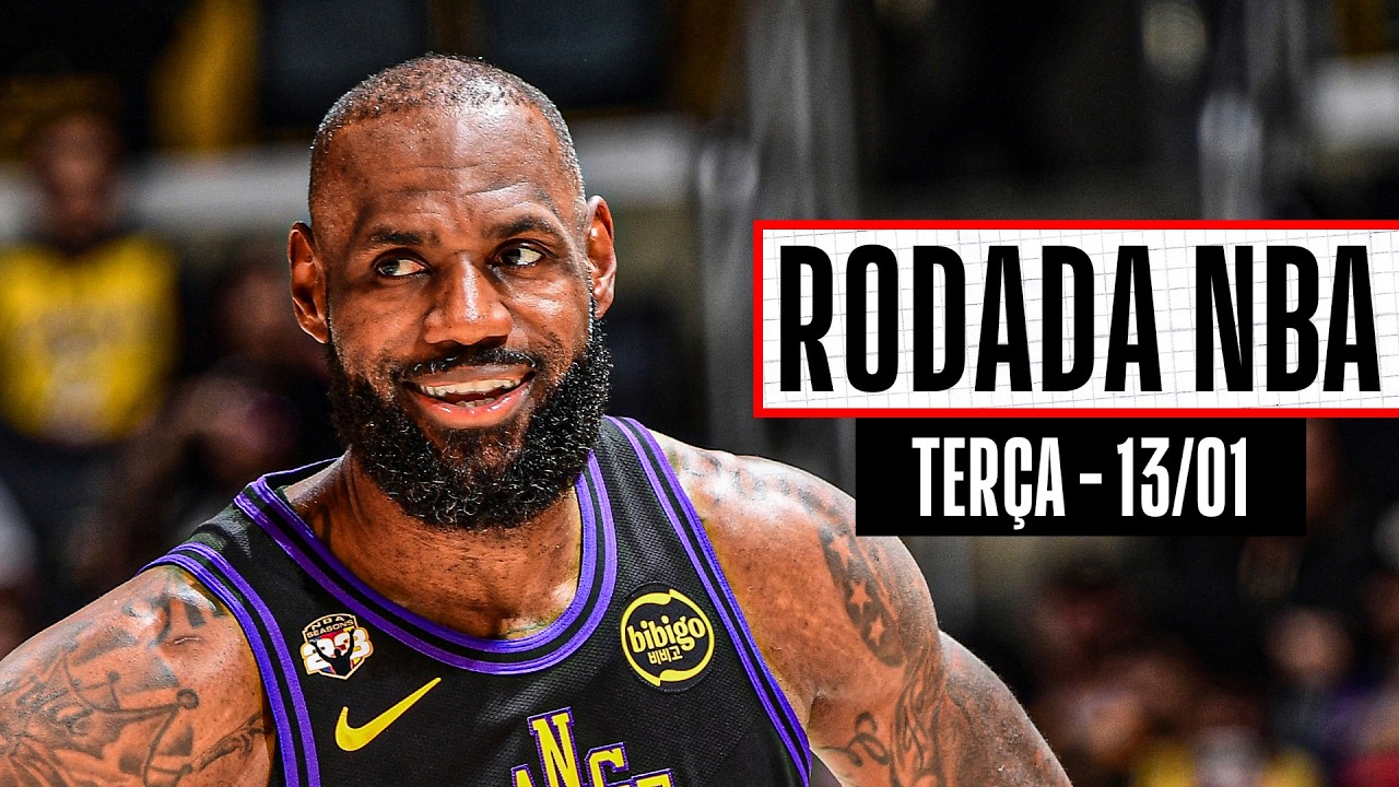NOITE ABSURDA DE LEBRON contra os HAWKS - Rodada NBA 13/01