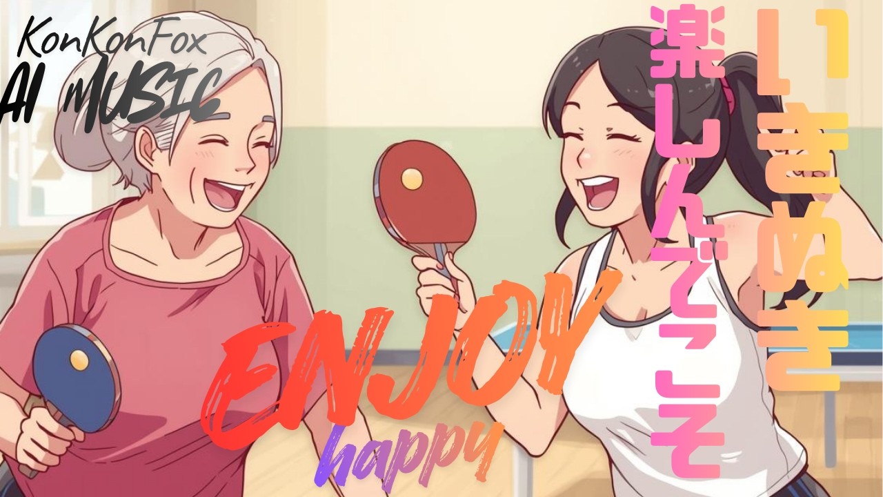 【AI 卓球ママさんソング】Enjoy
