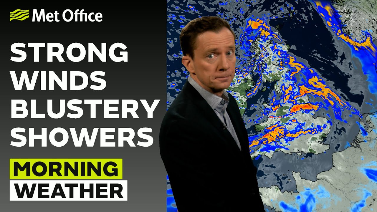 05/12/2024 –More rain and blustery winds – Morning Weather Forecast UK – Met Office Weather