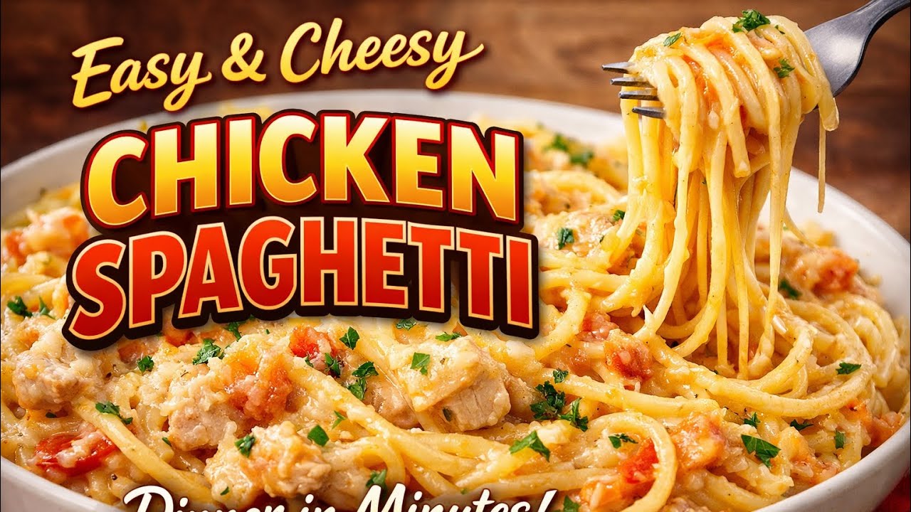 What’s in the Cabinet Chicken Spaghetti | Cozy Comfort Food