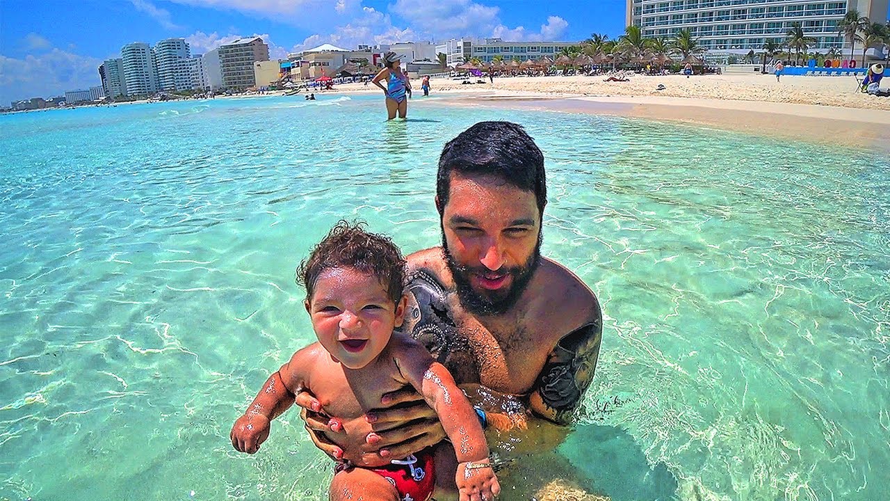 MINHA PRIMEIRA VEZ NA PRAIA COM O MEU FILHO E FICAMOS NA SUÍTE PRESIDENCIAL