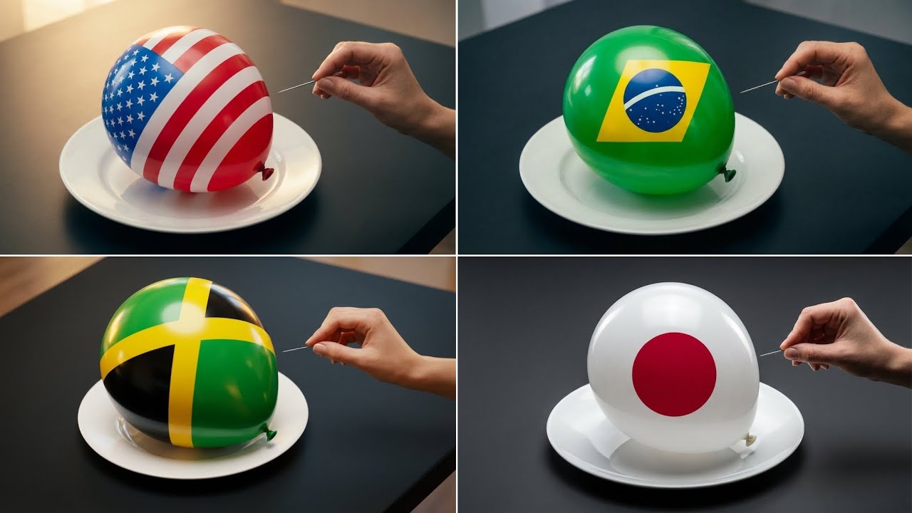 Which Country’s Food Balloon Would You Pop? 🎈 ASMR Reveal Compilation