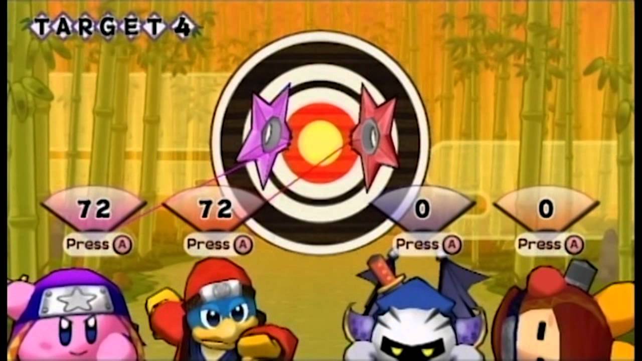 Kirby's Return to Dreamland - 4 Player Co-op Walkthrough (Ninja Dojo)