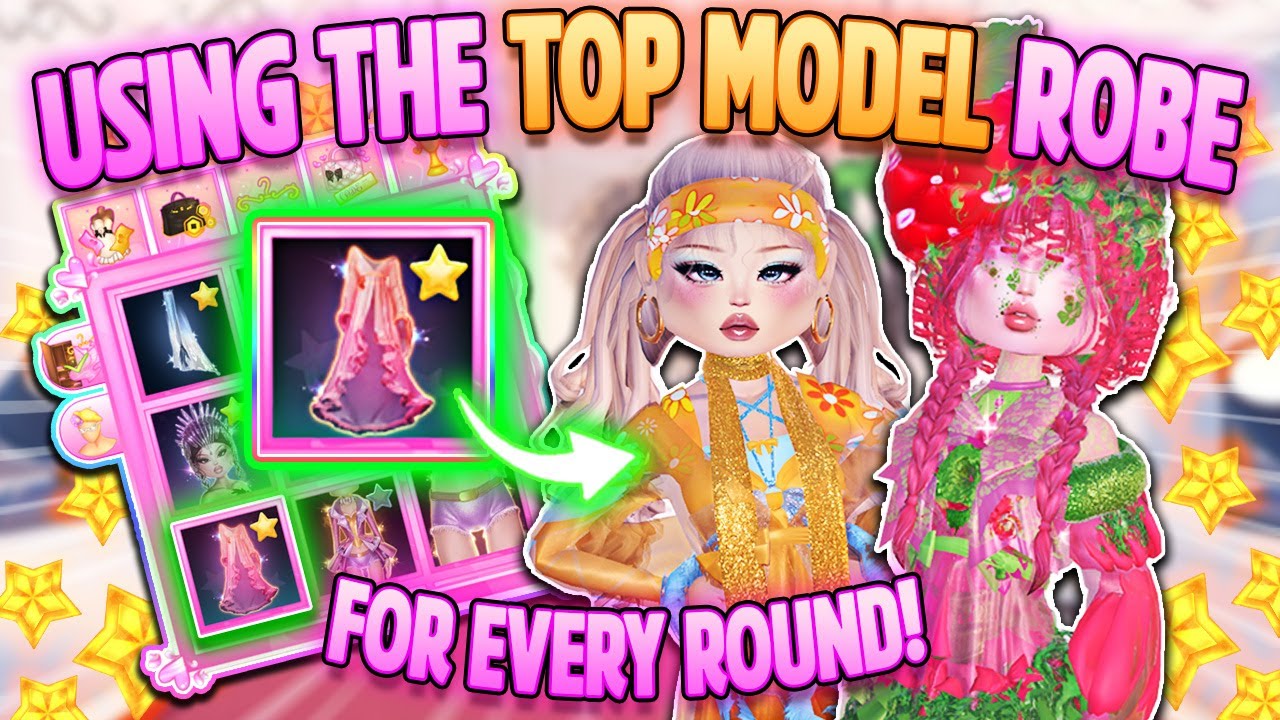 Using the TOP MODEL ROBE for *EVERY SINGLE ROUND* no MATTER THE THEME in DRESS TO IMPRESS!