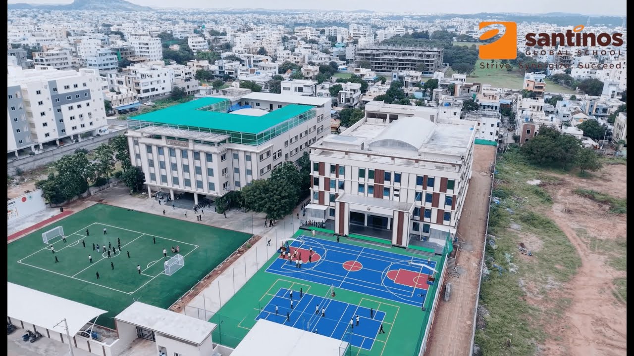 Santinos Global School Aerial View