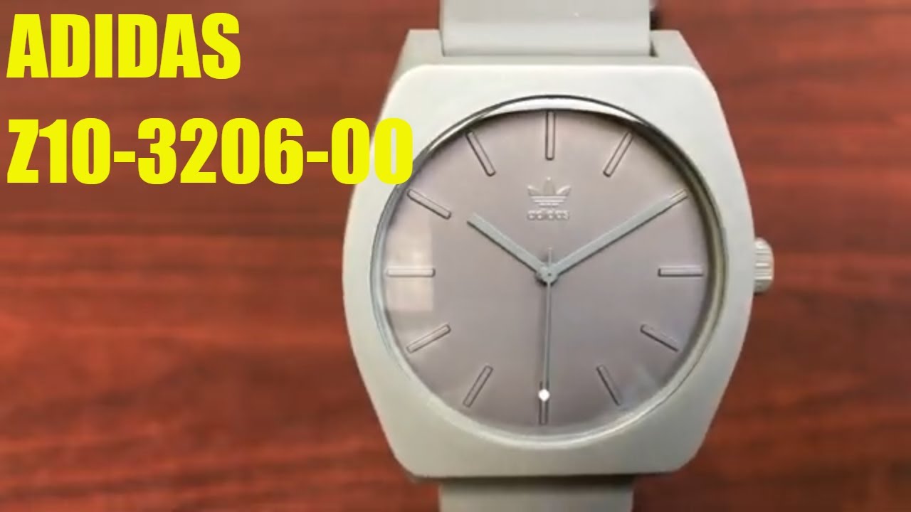 Adidas Process SP1 Gray Polycarbonate Watch Z10 3206-00