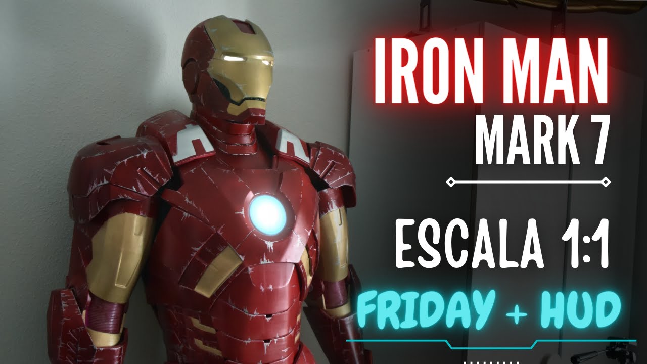 Review de Armadura de IRON MAN a tamaño REAL (Friday + HUD)