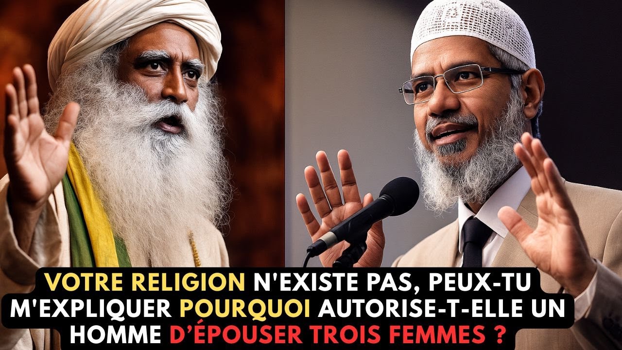 SADHGURU POSE UNE QUESTION DURE À DR ZAKIR NAIK SUR L'ÉPOUSEMENT DE TROIS FEMMES