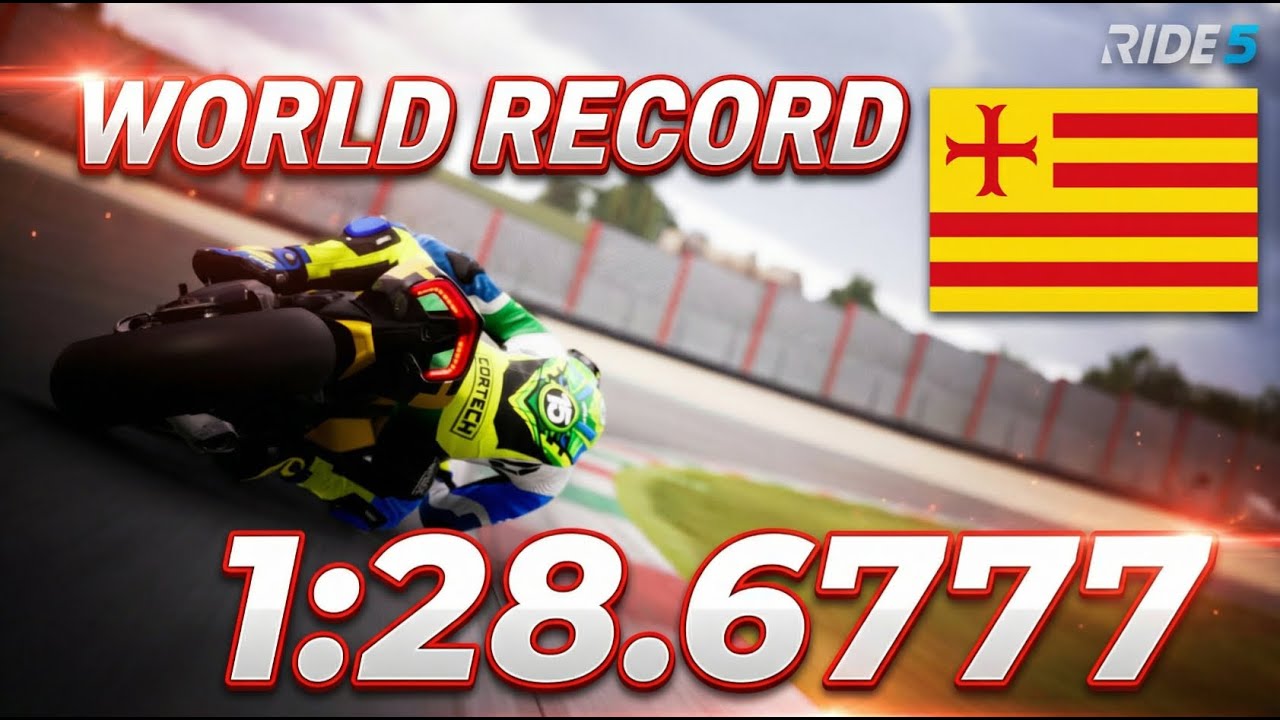 RIDE 5 (PC) - VALENCIA - MODERN 1300 CC - WORLD RECORD - 1:28.677