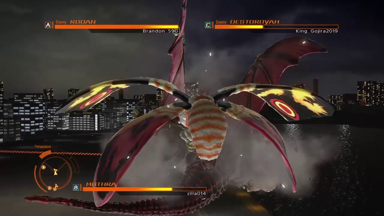 Godzilla PS4: Mothra vs Rodan vs Destoroyah