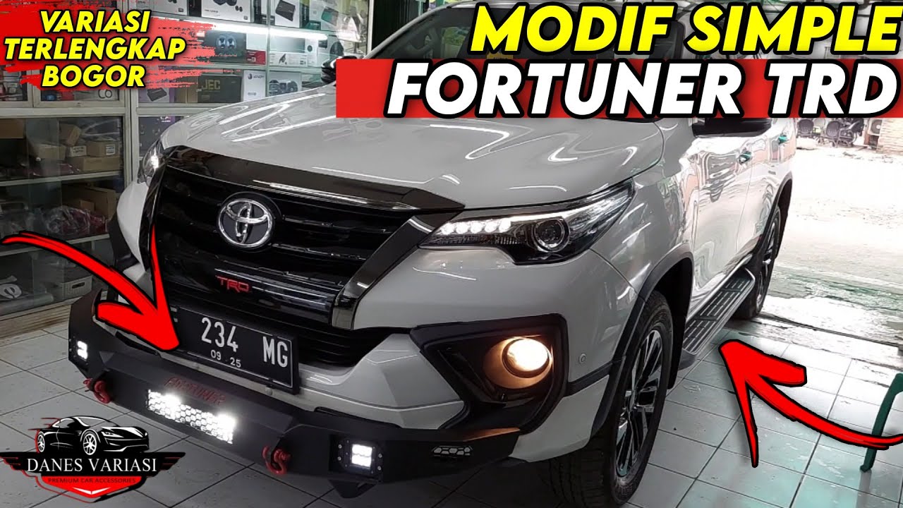 FORTUNER TRD MAKIN MACHO!!! TOYOTA FORTUNER! DANES VARIASI MOBIL BOGOR