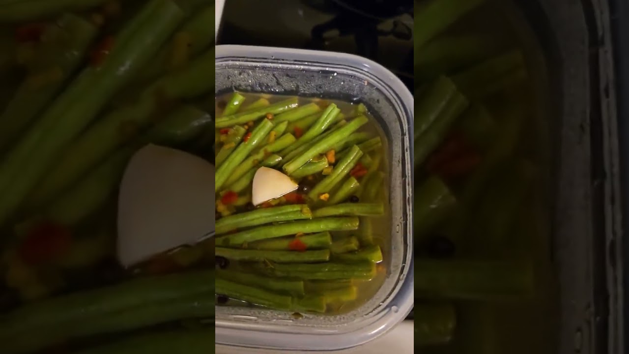 10/10 for homemade pickled string beans 