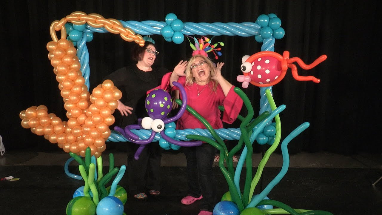 Balloon Photo Frame (Under-The-Sea Theme) ~ DIY Tutorial