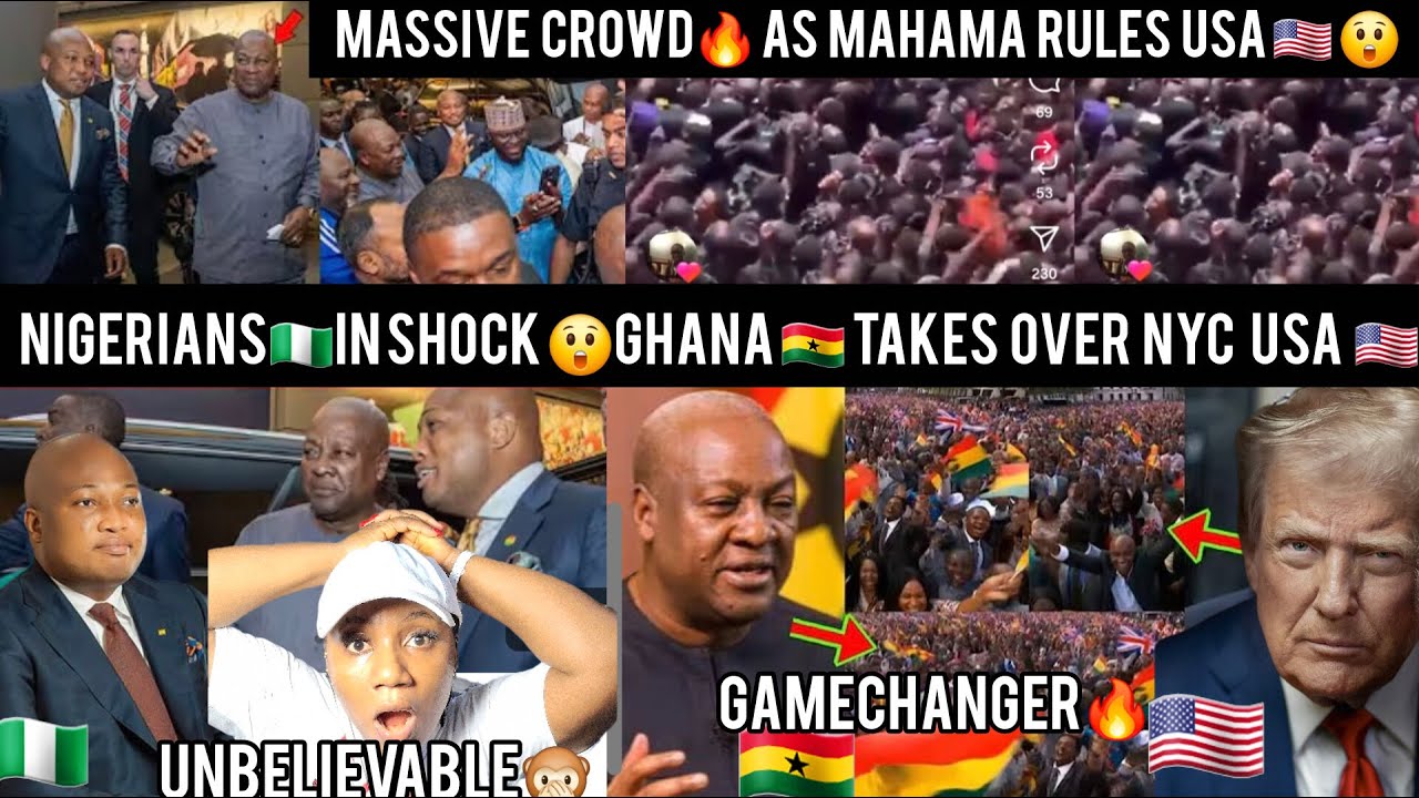 NIGERIANS🇳🇬GOES CR@ZY🔥SEEING HOW GHANA 🇬🇭MASSIVELY STORM USA🇺🇸