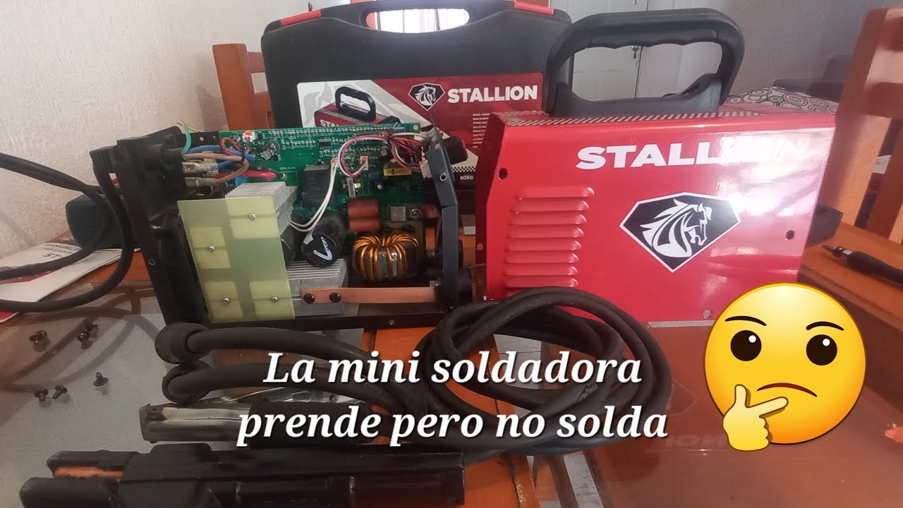 Posibles causas por la que la  mini soldadora prende, pero no suelda o no funciona correctamente.