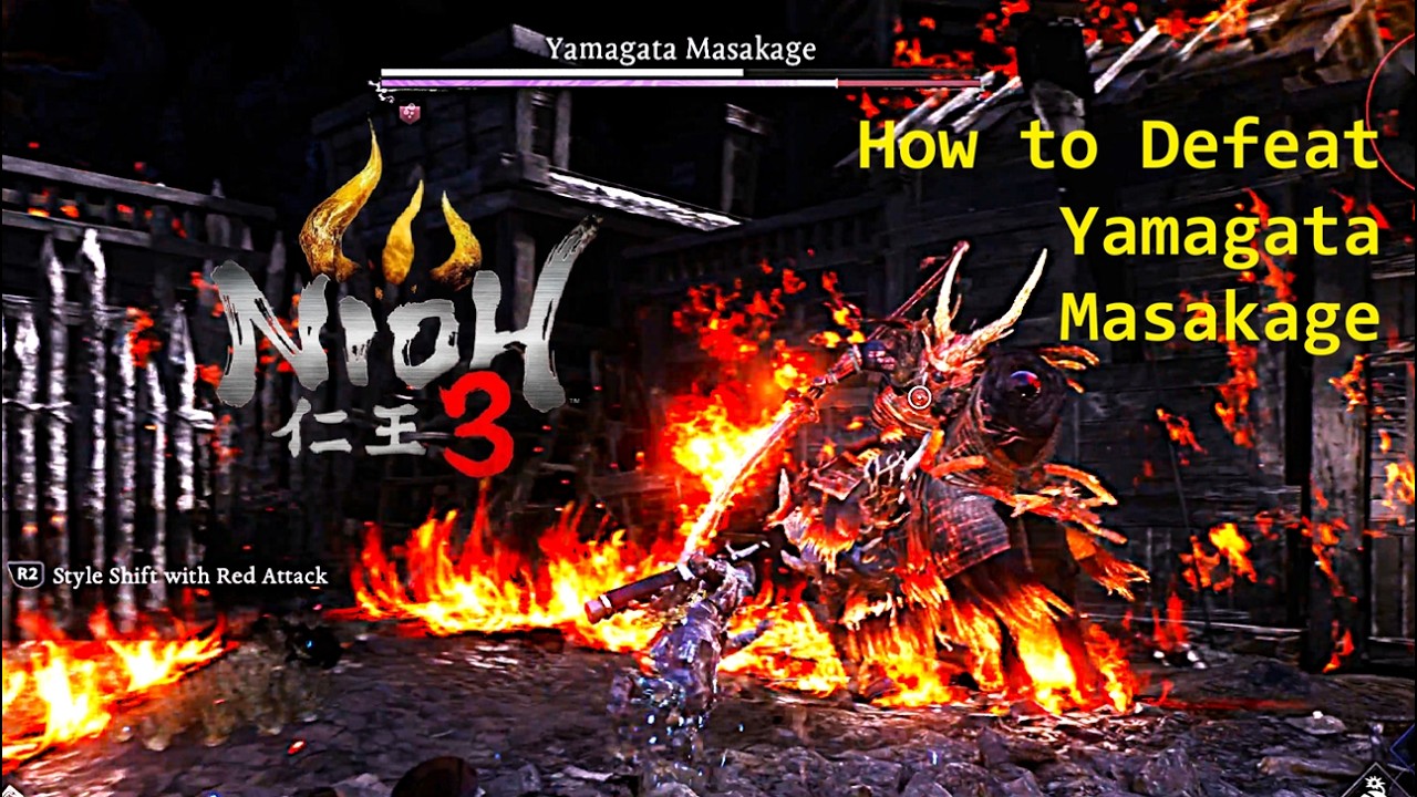 Nioh 3: How to Defeat Yamagata Masakage Boss Fight. Fastest / Easiest / Cheese-iest Method.