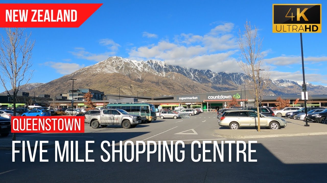 Five Mile Shopping Centre Queenstown, New Zealand | 4K Walking Tour