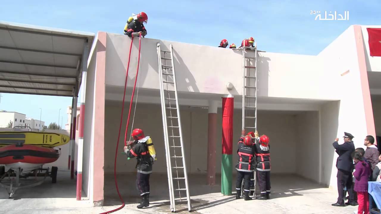 استعراض الوقاية المدنية بالداخلة