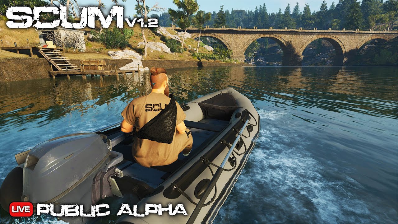 SCUM 1.2 Public Alpha - Live Stream