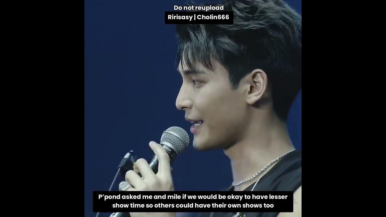 [Eng Sub] Part 2 Apo's speech World Tour Day 2. The way he was laughing crying at the end broke me 😭