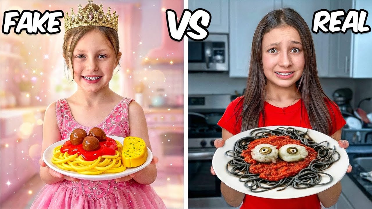 FAKE vs REAL Food Challenge! WARNING: Gross Edition 🤮