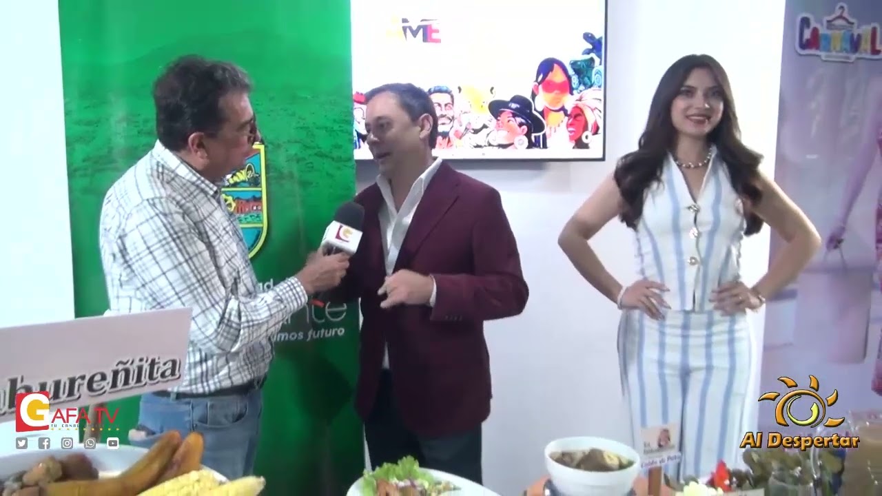 Dario Robby director Expo Carnaval Atuntaqui 2026, invita a visitar su cantón en  carnaval.
