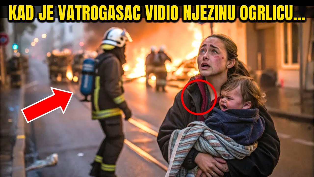 Majka je bježala iz požara s bebom u naručju ali kad je vatrogasac prepoznao ogrlicu koju je nosila…
