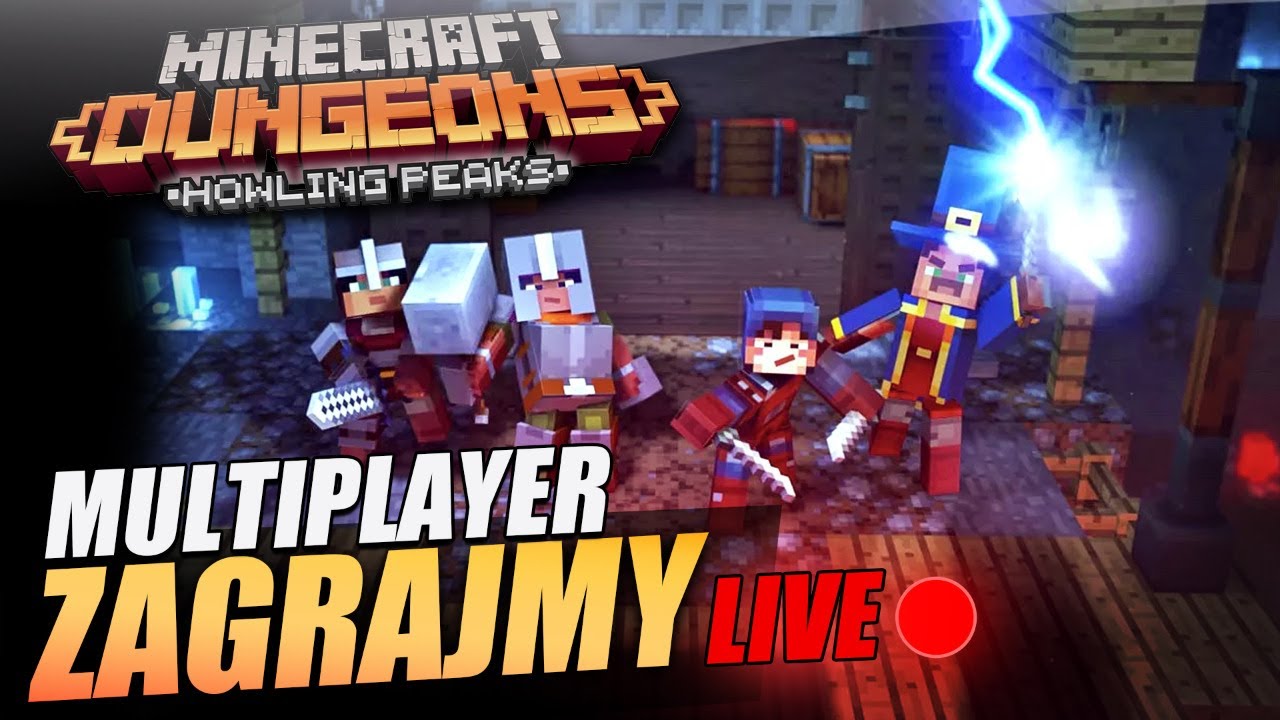Zagrajmy w Multiplayer - Minecraft Dungeons (PL) Howling Peaks (DLC) LIVE #14