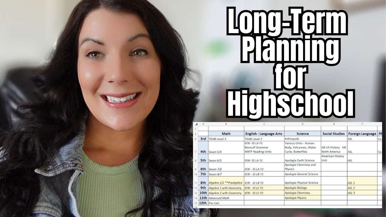 Homeschool Planning - How I Plan Long-Term for Highschool