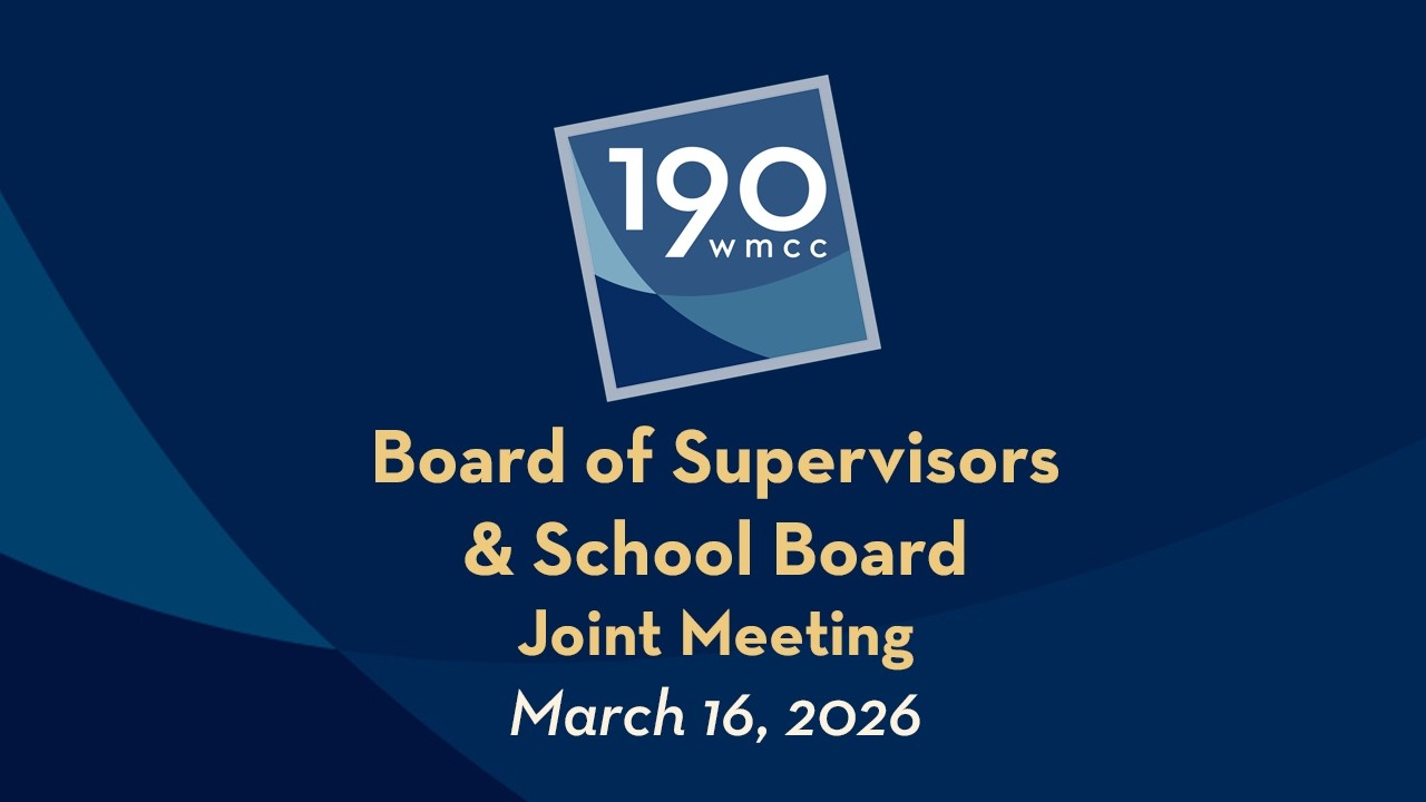 Montgomery County Board of Supervisors & School Board Joint Meeting 3-16-2026