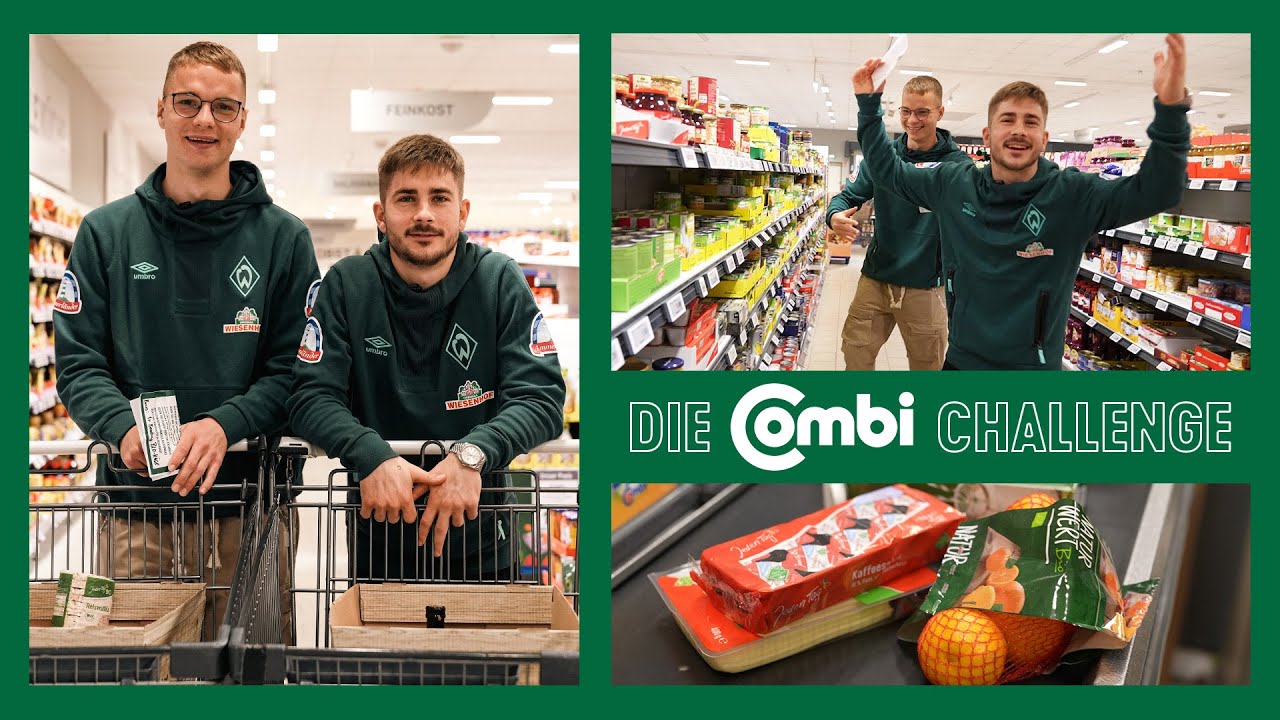 Shopping Challenge mit Romano Schmid & Niklas Schmidt | Werder Bremen & Combi