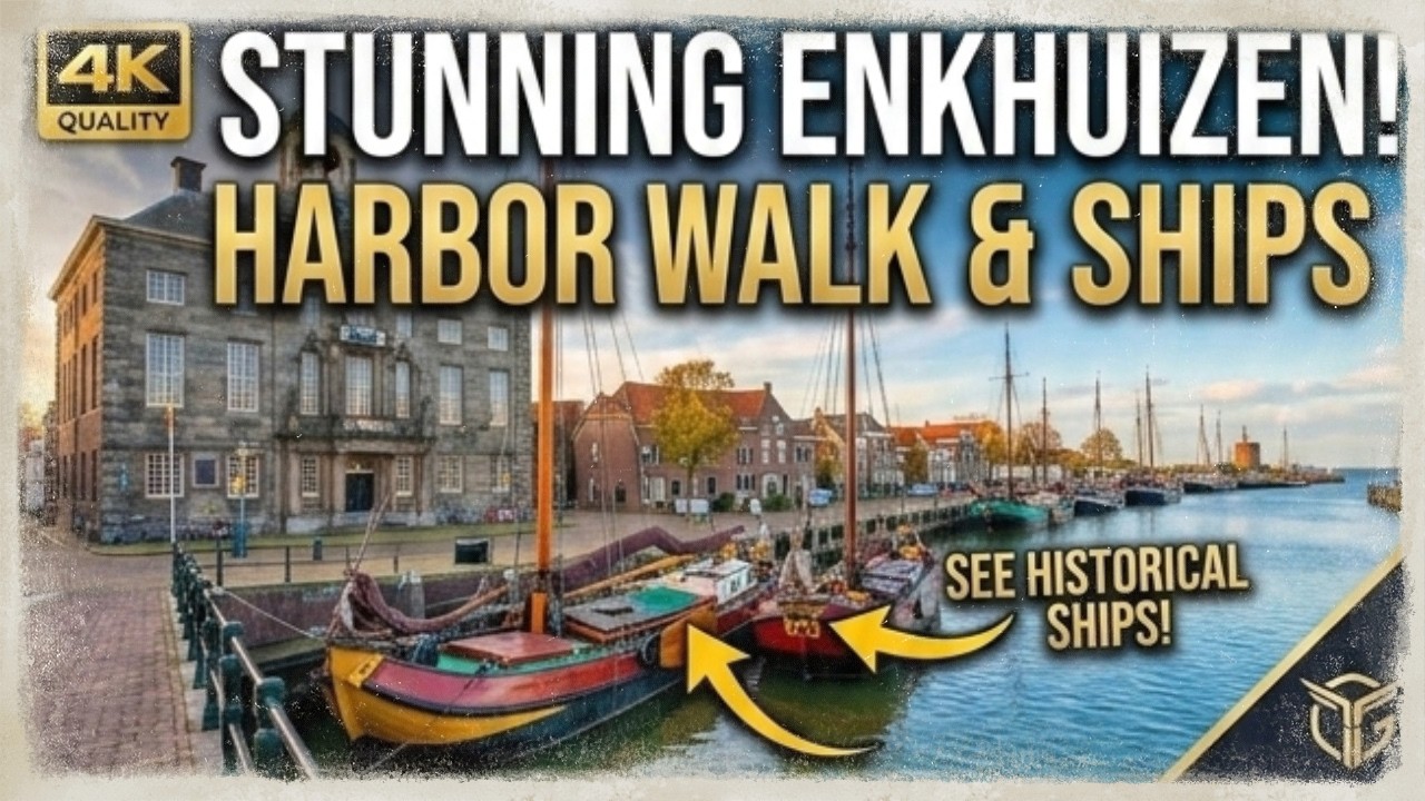 Enkhuizen: Stunning Harbor Walk, Historical Ships & Bay Views ⚓🇳🇱