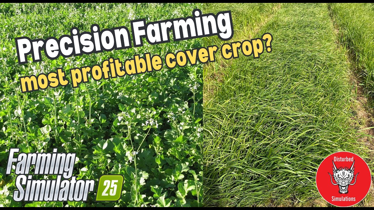 PRECISION FARMING 3.0 | MOST PROFITABLE COVER CROP?? | FARMING SIMULATOR 25