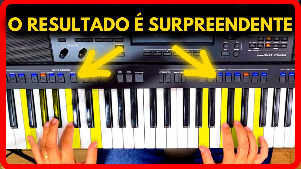 2 Sanfonados com Arpejos para Improvisar no Teclado ou Tocar em Qualquer Forró no Teclado