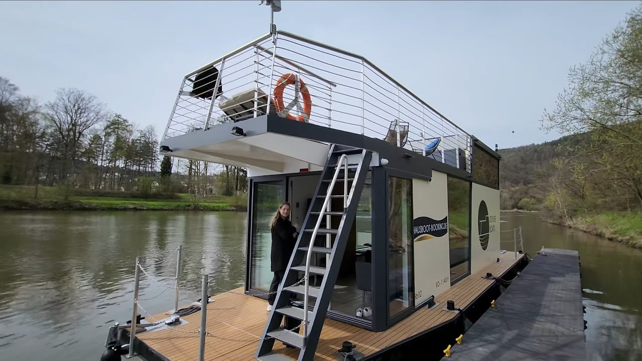 Tinyhouse Hausboot 1 Woche Leben auf dem Wasser S01/F01: Die Einweisung Joylife Boats in Mettlach.