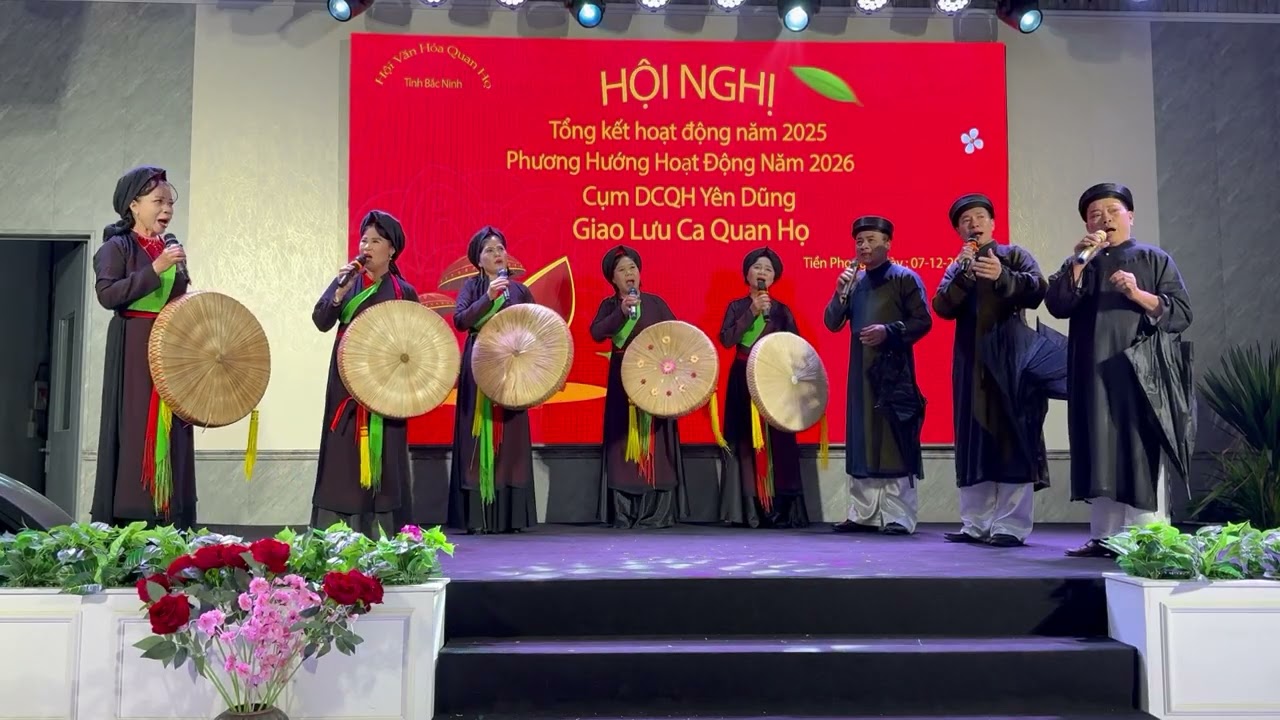 Thu Hiền 1957 tổng kết cụm  quan họ yêu Dũng 