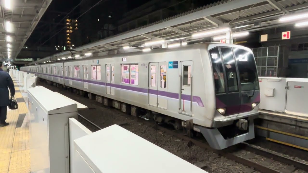 東京メトロ08-106F 清澄白河B線ホームドア輸送回送 鷺沼発車