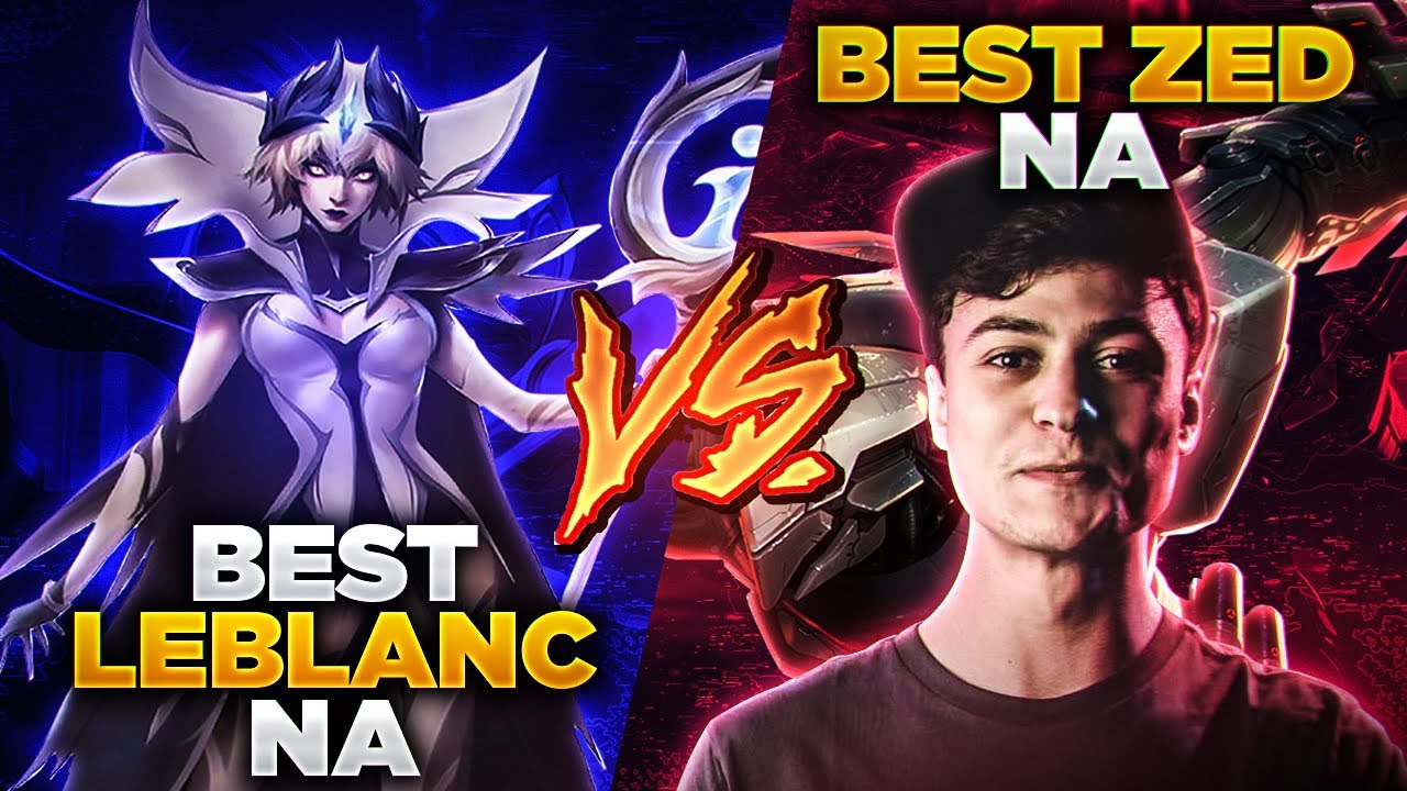 BEST LEBLANC NA VS BEST ZED NA | LL STYLISH VS BOBQINXD