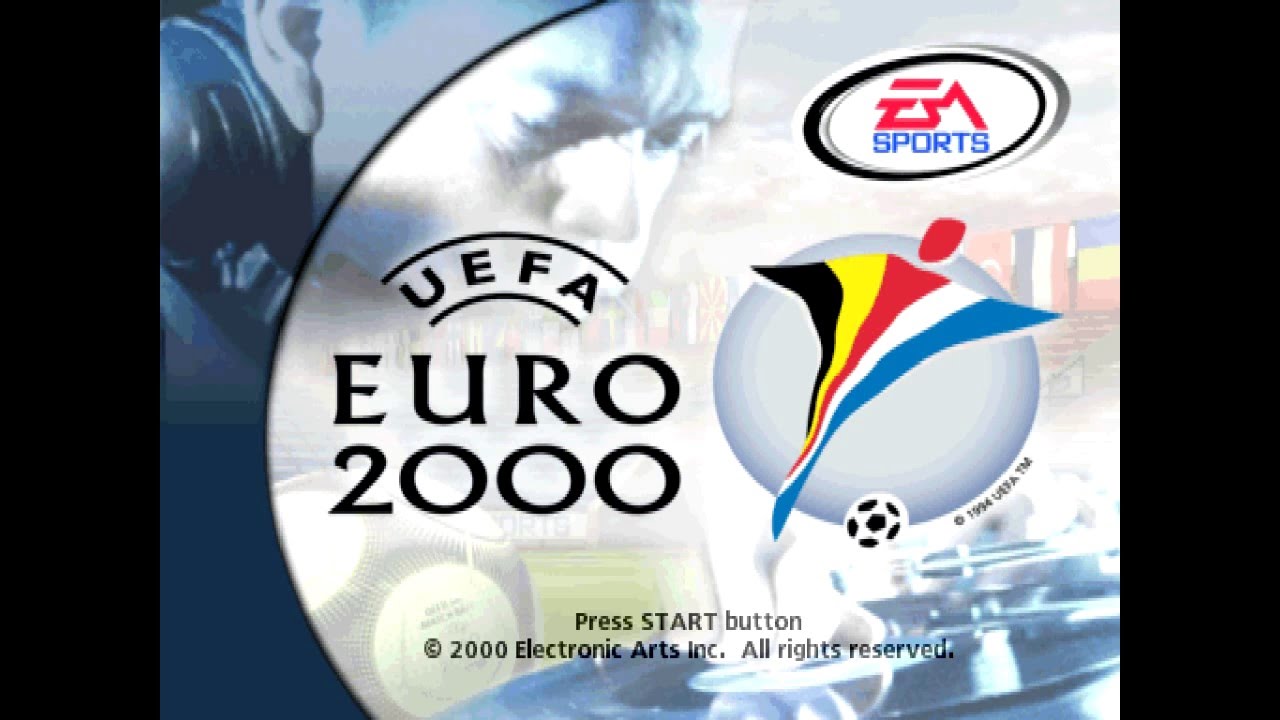 Sony Playstation, PS1 Retro FIFA UEFA Euro 2000  Intro