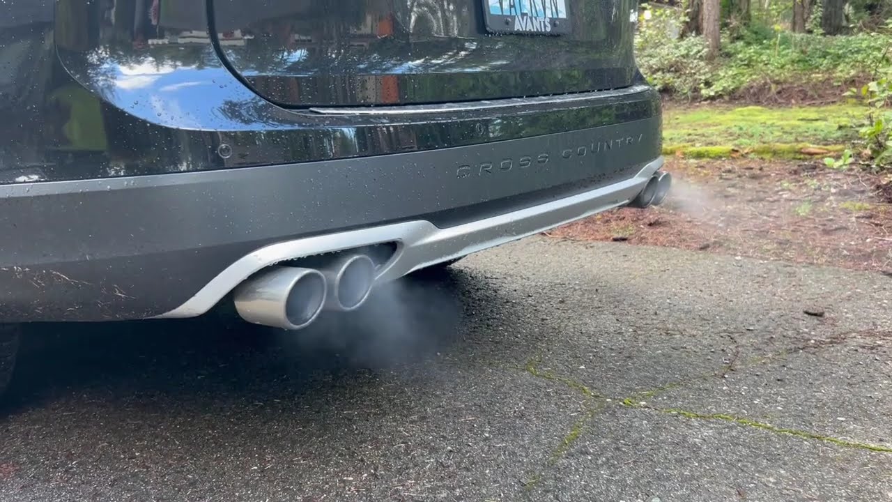 2021 Volvo V90 Cross Country - Dual Exhaust Cold Start