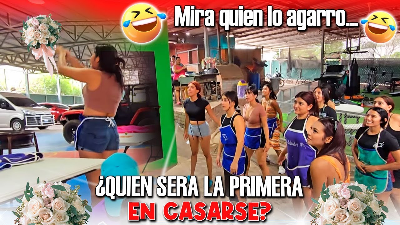 QUIEN AGARRE EL RAMO, sera la 1° chica del 4k en casarse. Nadie esperaba lo que hicieron las bichas🤣