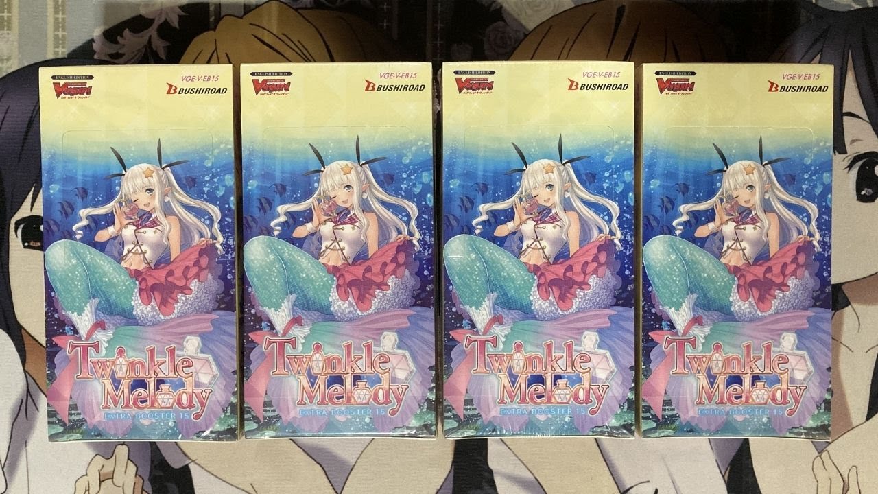 Opening Four Cardfight Vanguard Twinkle Melody Extra Booster Boxes