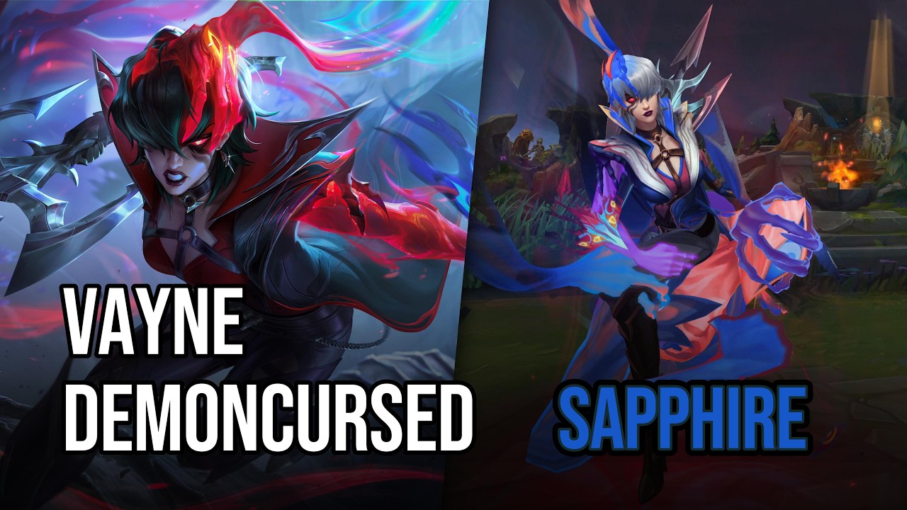 Demoncursed Vayne Skin | League of Legends | Sapphire Chromas