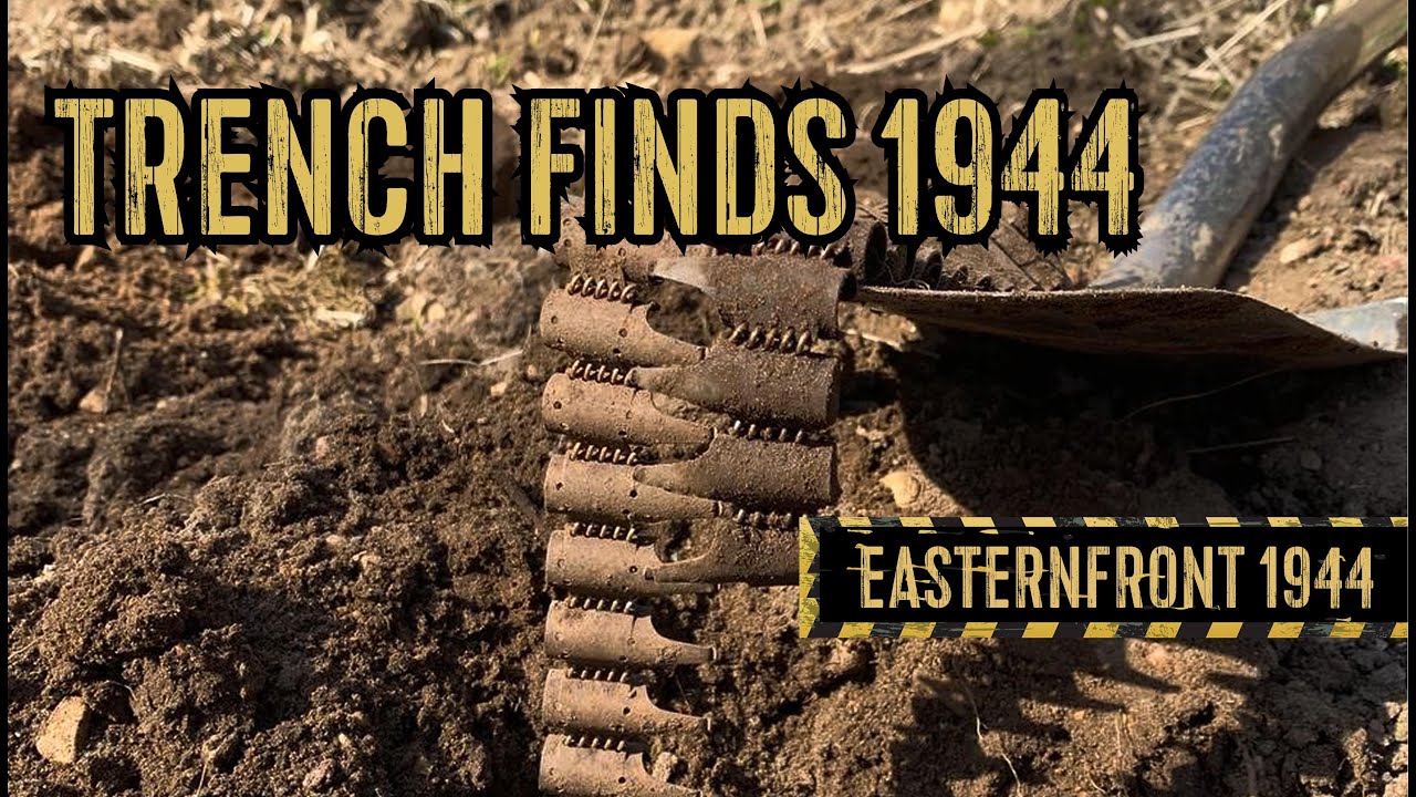 WWII Weapons Found in Forgotten German Trenches – Eastern Front 1944 | Metal Detecting War Relics