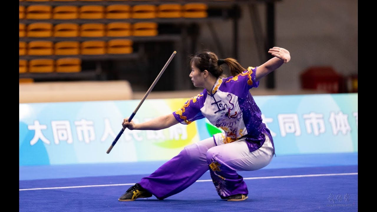 Women's Cudgel 女子棍术 第2名 浙江队 吴灵芝 9.65分 zhe jiang wu lin zhi