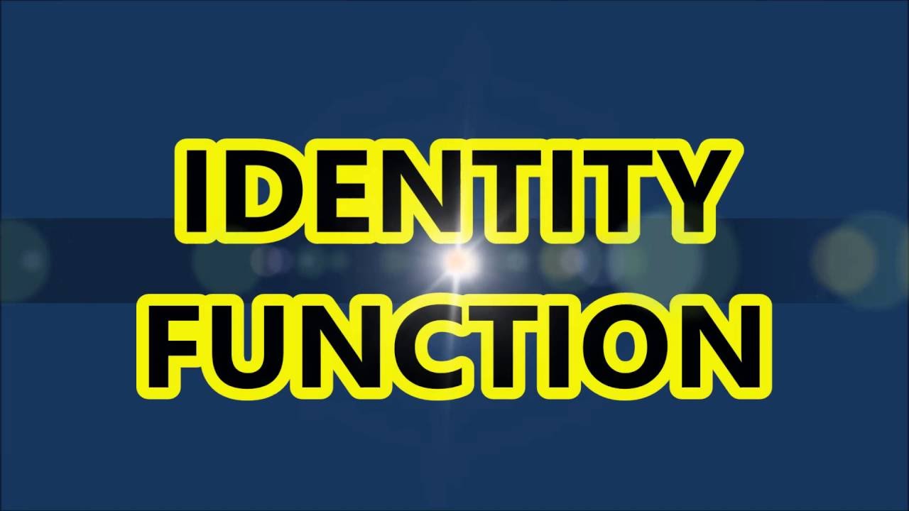 Identity Function in the easiest way possible | class 12 | class 11 | CUET | JEE mains @avte-edu
